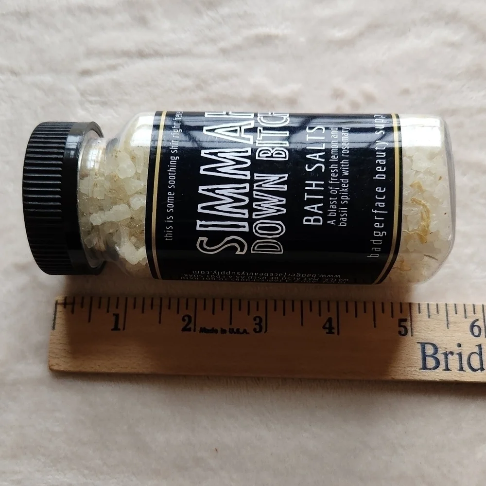 Badgerface Beauty Supply Simmah Down B*tch Bath Salts